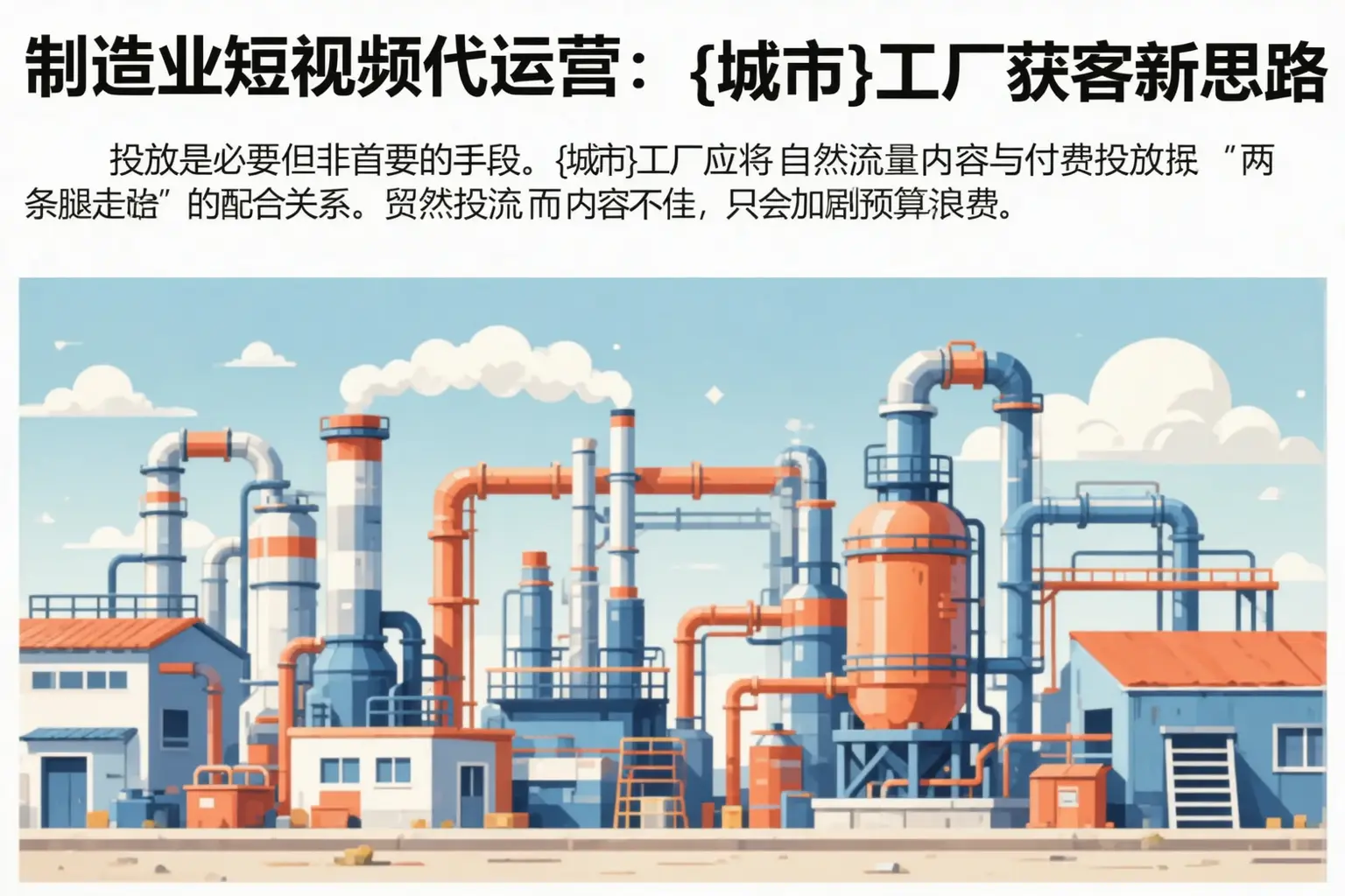 制造业短视频代运营:石泉工厂获客新思路